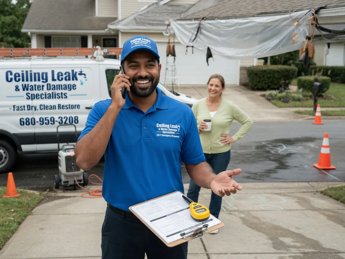 Ceiling Leak Cleanup Mitchell, SD FAQs